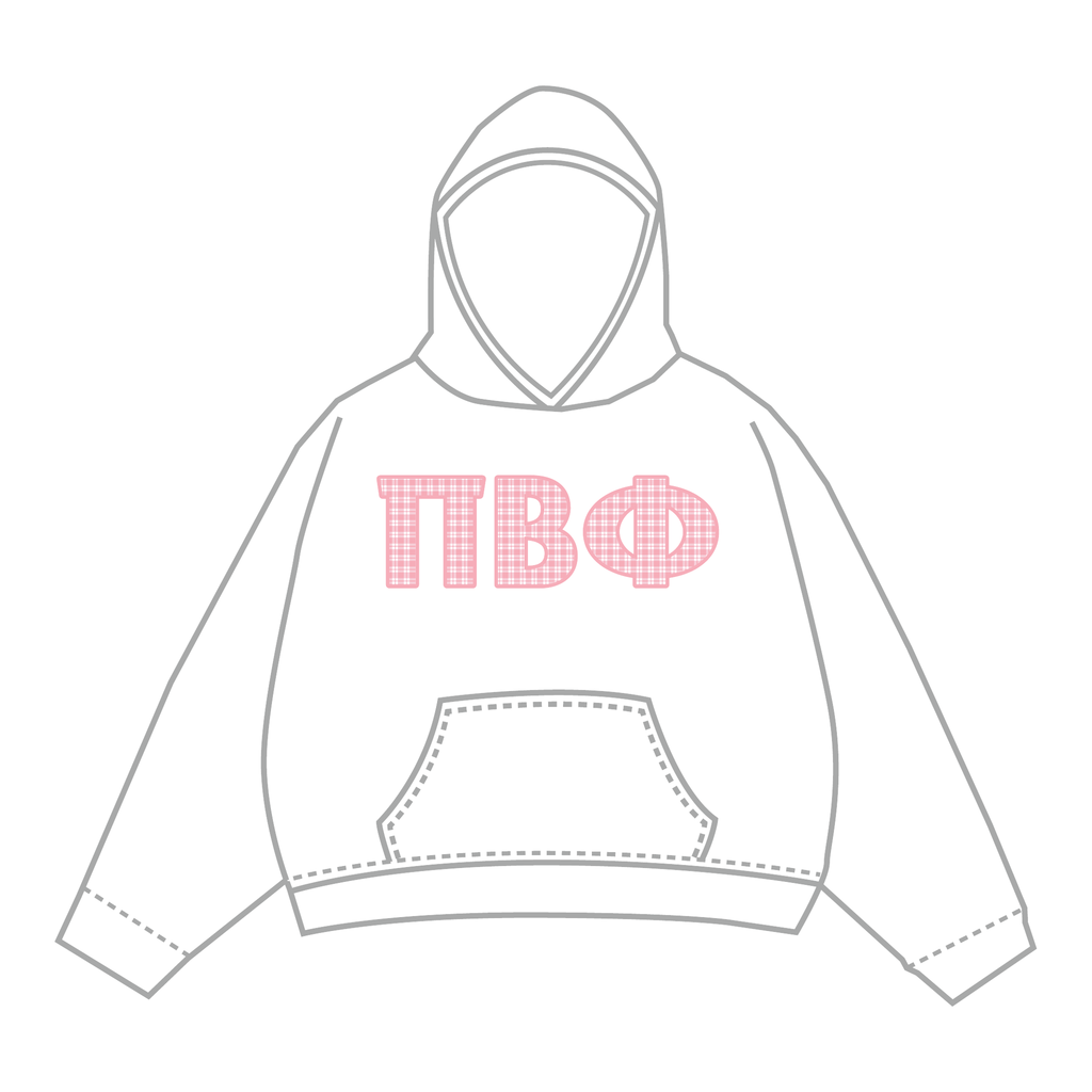 Pi Beta Phi Hoodie — White
