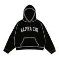 Alpha Chi Omega Hoodie — Black