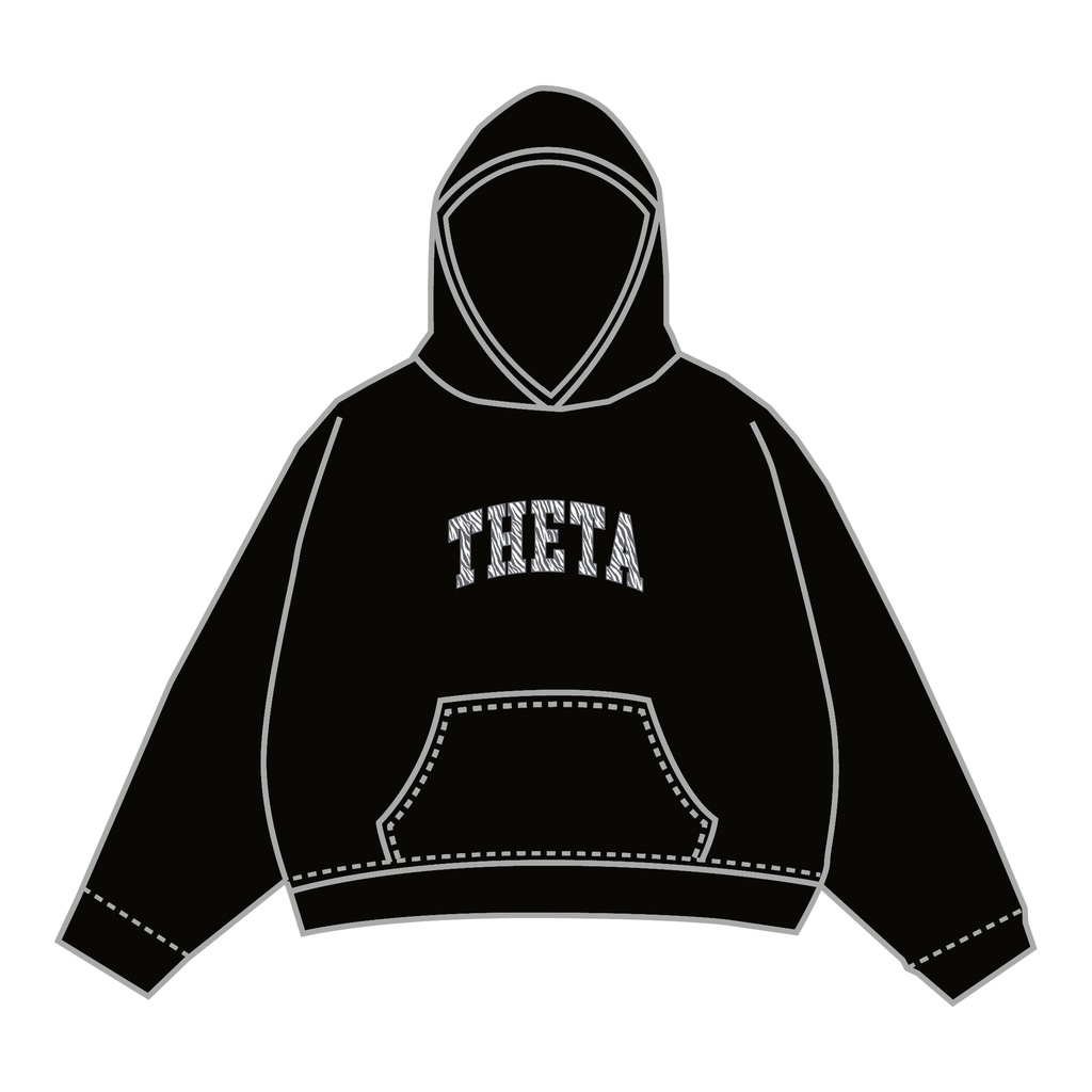 Kappa Alpha Theta Hoodie — Black