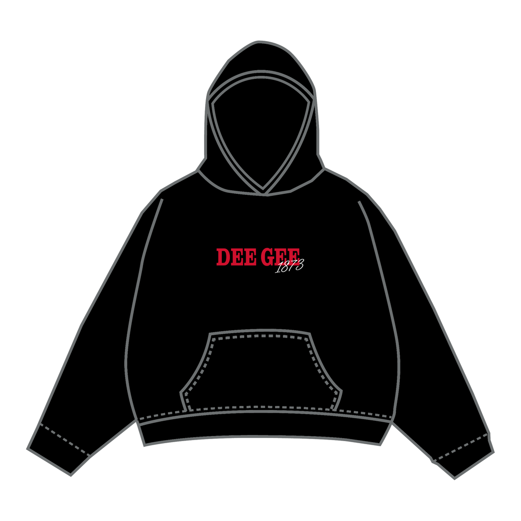 Delta Gamma Hoodie — Black