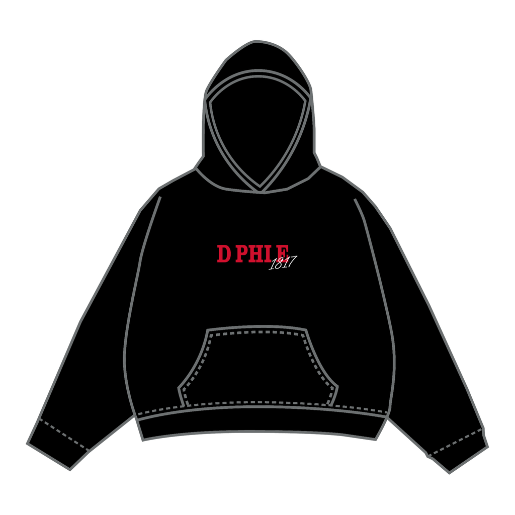 Delta Phi Epsilon Hoodie — Black