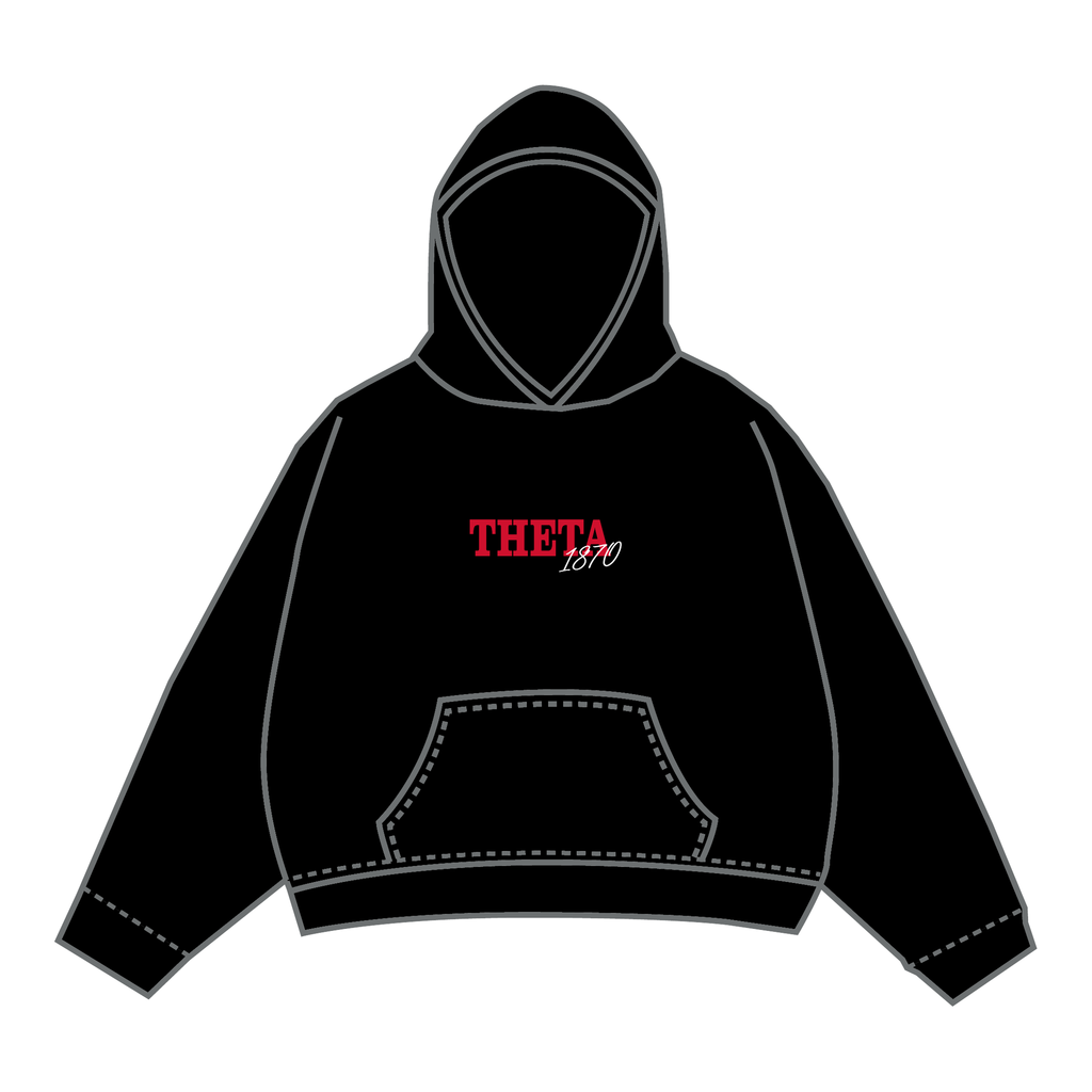 Kappa Alpha Theta Hoodie — Black