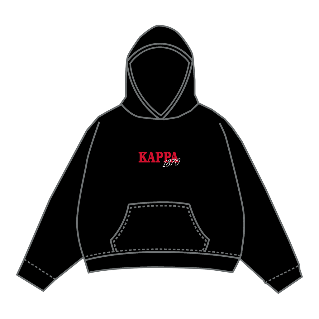 Kappa Kappa Gamma Hoodie — Black