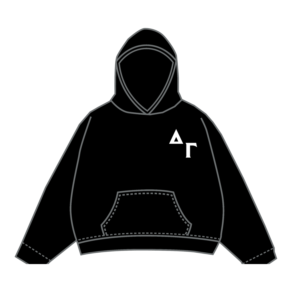 Delta Gamma Hoodie — Black
