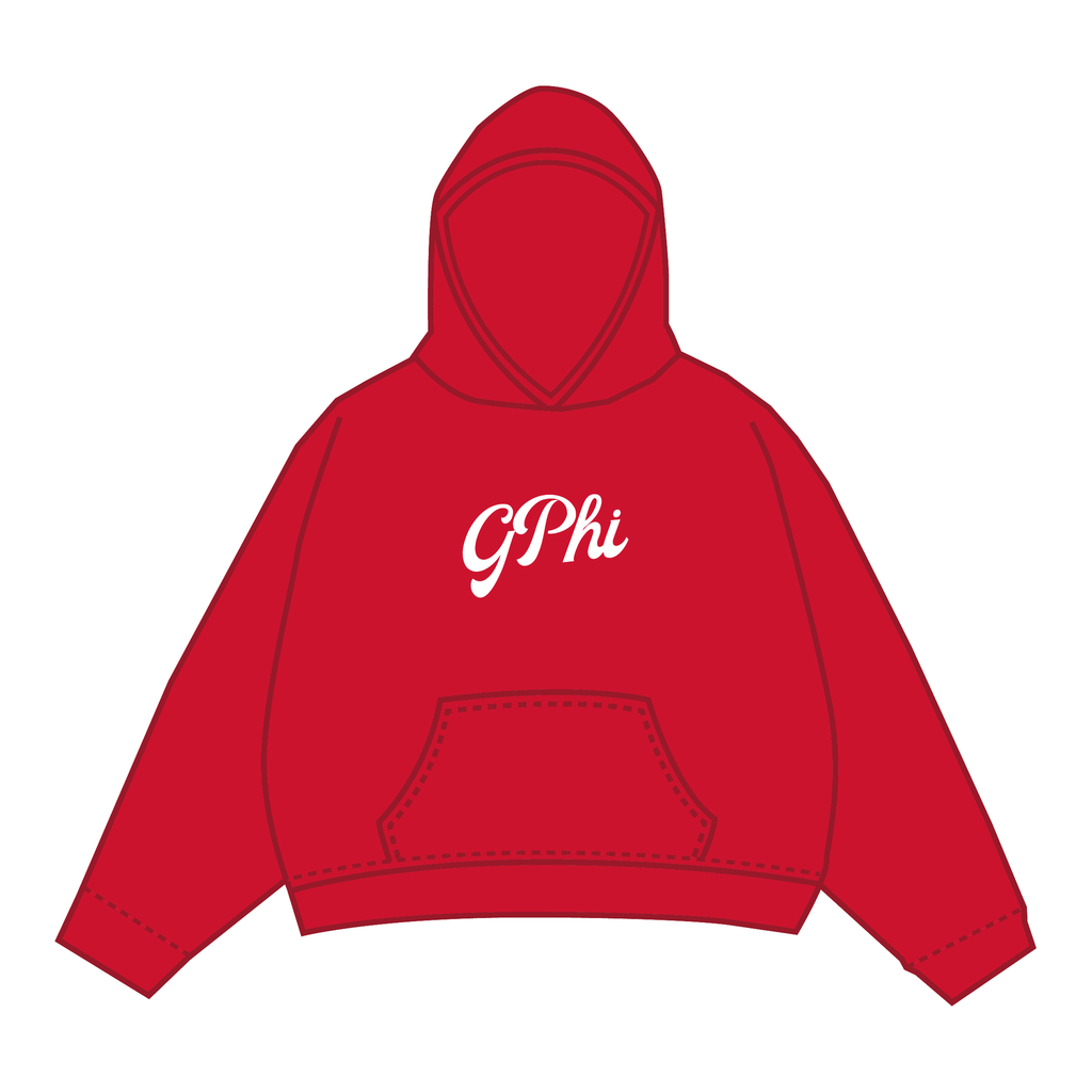 Gamma Phi Beta Hoodie — Red