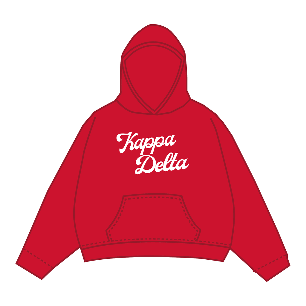 Kappa Delta Hoodie — Red