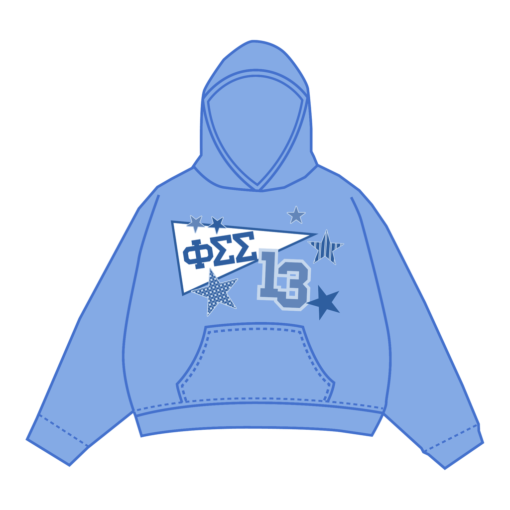 Phi Sigma Sigma Hoodie — Blue