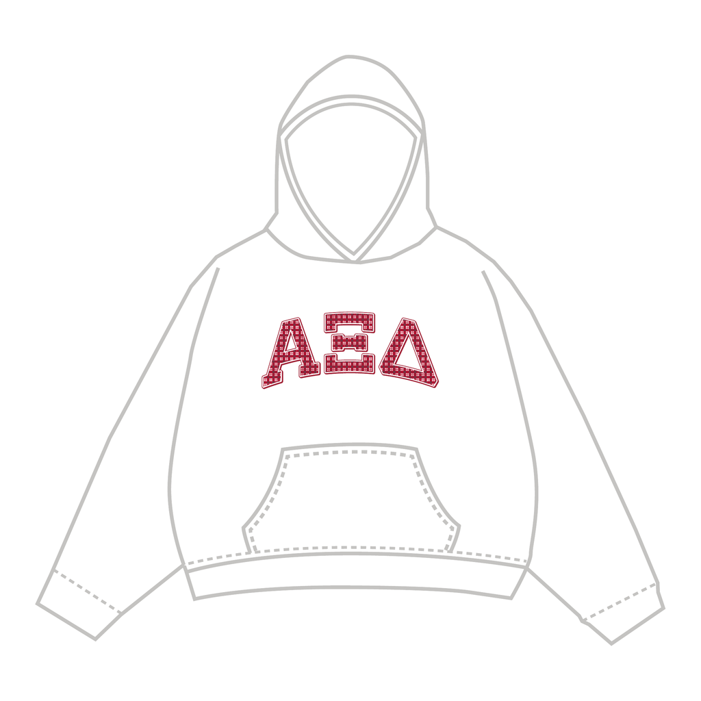 Alpha Xi Delta Hoodie — White