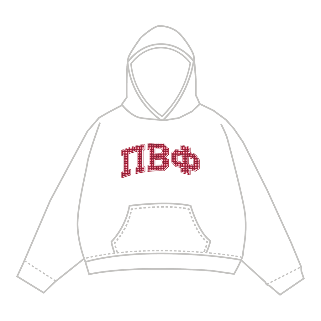 Pi Beta Phi Hoodie — White