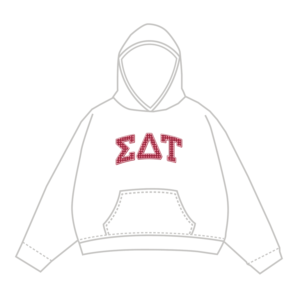 Sigma Delta Tau Hoodie — White