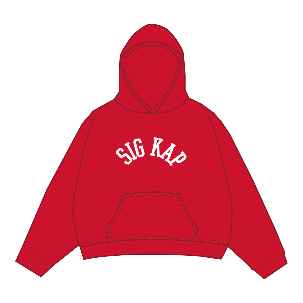 Sigma Kappa Hoodie — Red