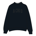 Alpha Chi Omega Mockneck Sweatshirt — Black