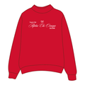 Alpha Chi Omega Mockneck Sweatshirt — Red