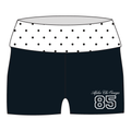 Alpha Chi Omega Fold Over Shorts — Polka Dot