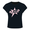 Alpha Chi Omega Baby Tee — Black