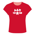 Alpha Delta Pi Baby Tee — Red