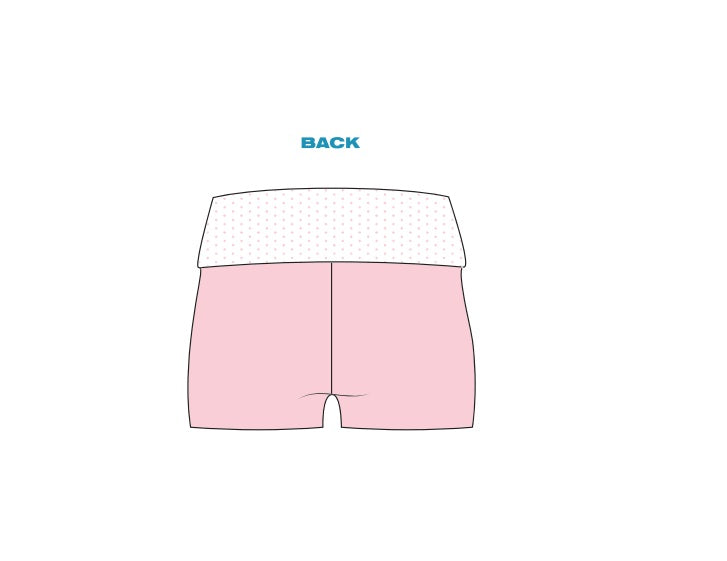 H3G-2030-University of Wisconsin-Milwaukee-Gamma Phi Beta-FOLD OVER SHORTS (WHEN FOLDED)