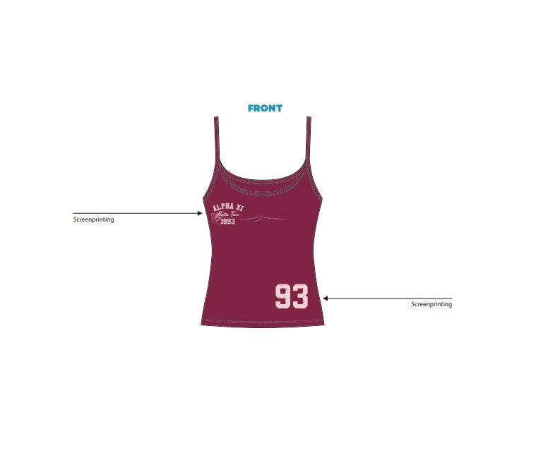 H3G-2507-Kent State University-Alpha Xi Delta-LOW RISE STRAPPY TANK