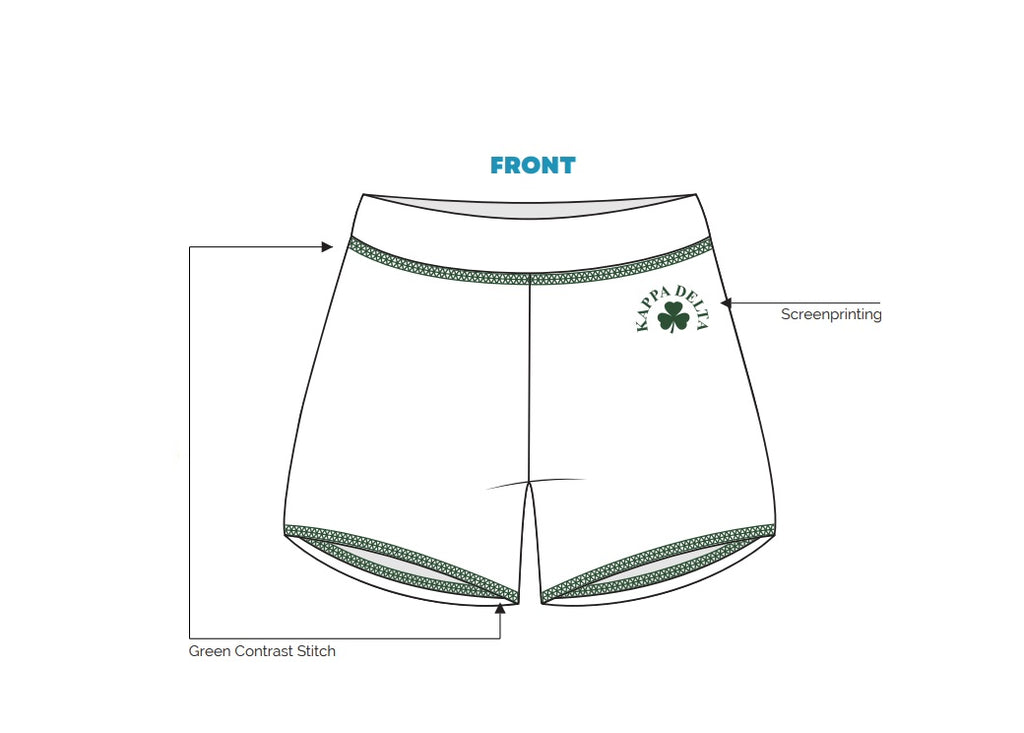 H3G-1361-George Washington University-Kappa Delta-Sweatshorts