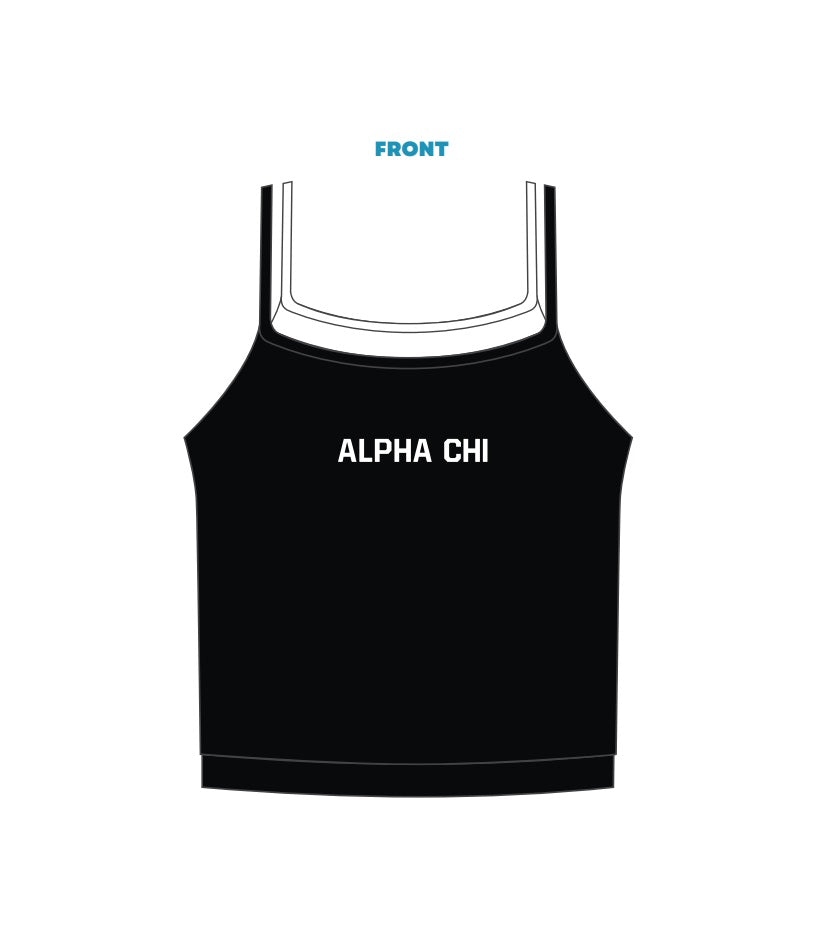H3G-1388 - Quinnipiac University - Alpha Chi Omega Tank Top
