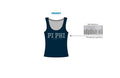 H3G-1248-University of Michigan-Pi Phi-LOW SCOOP NECK TANK - FULL LENGTH