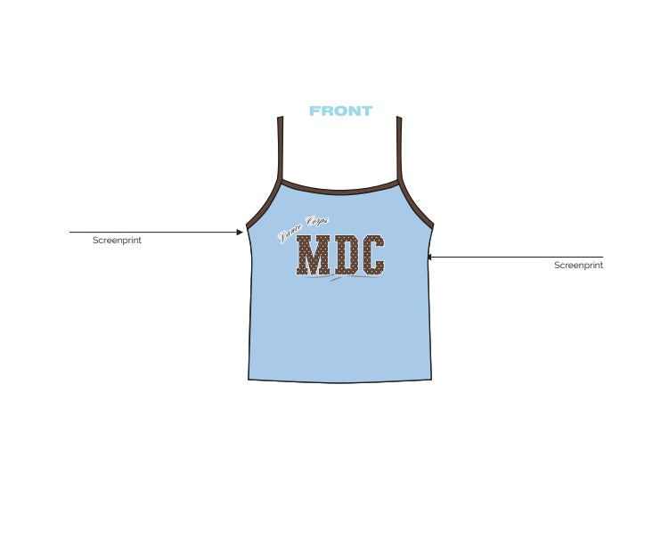 H3G-2680-Miami Ohio University-Miami Dance Corps-Strappy Tank - Mid Length