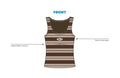 H3G-2501-University of New Hampshire-Chi Omega - Sorority-Low Scoop Neck Tank - Full Length