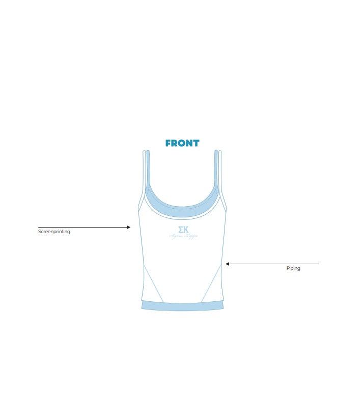 H3G-1735-Kansas State University-Sigma kappa-TANK - Double Strap Tank