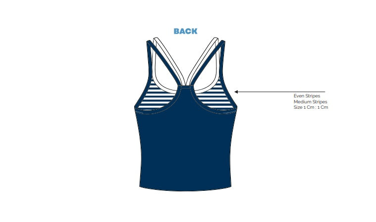 H3G-2495-University of Kentucky-CHAARG-DOUBLE STRAP CROSSED RACER BACK TANK