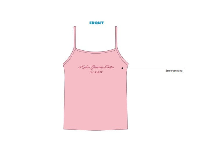 H3G-2949-University of Toronto-Alpha Gamma Delta-STRAPPY TANK - FULL LENGTH