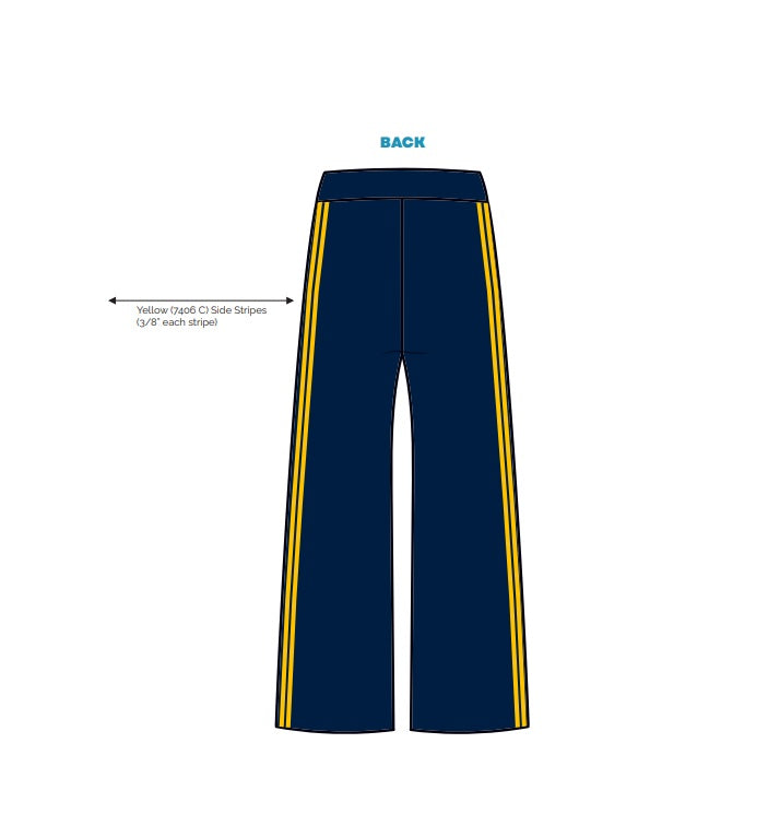 H3G-1680-University of Michigan-chi omega-TRACK PANTS