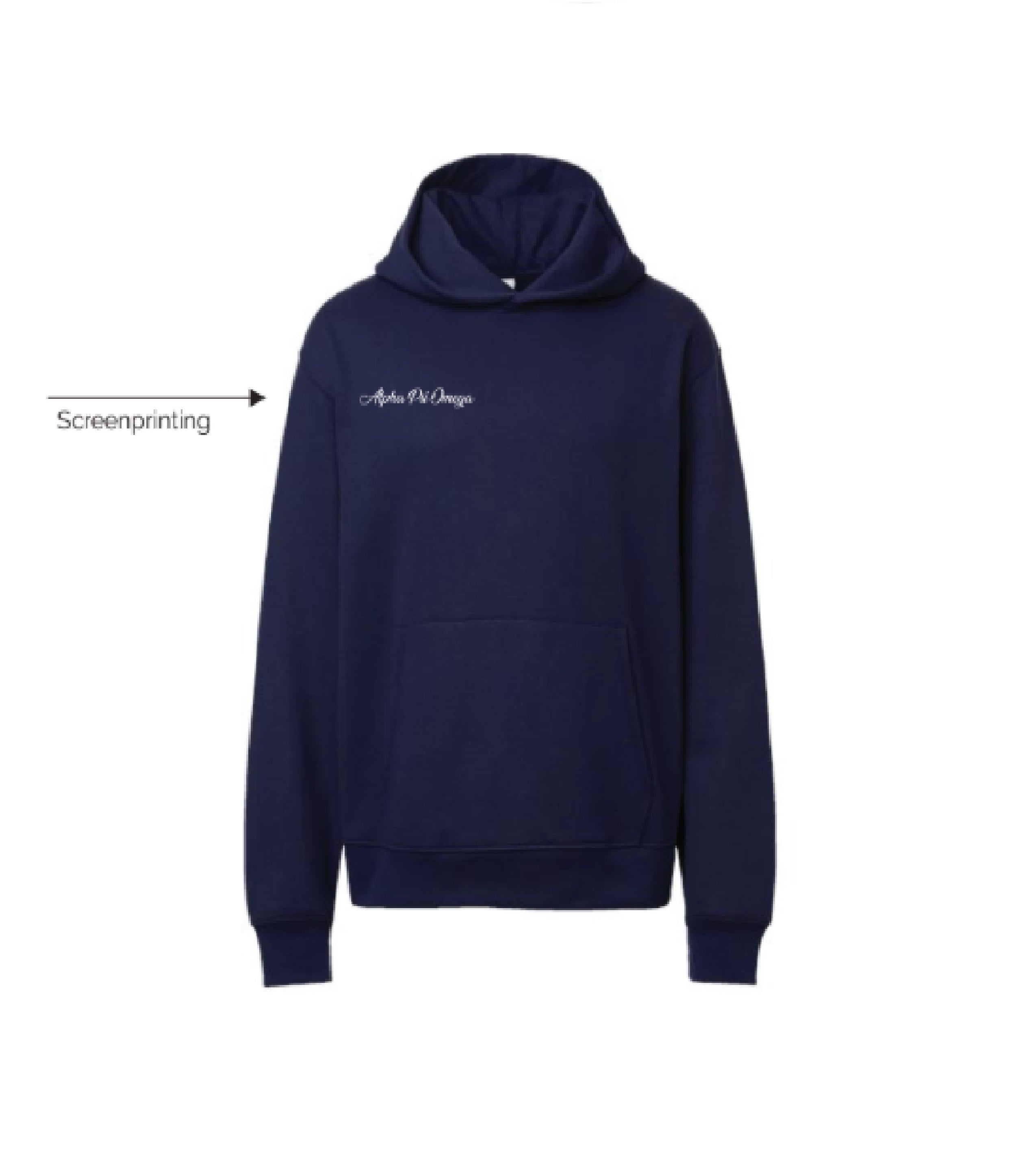 HG-1443 - Adelphi University - Alpha Psi Omega Hoodie
