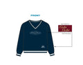 H3G-1382-Kansas State University-Kappa Delta-V NECK CREWNECK