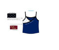 H3G-2302-Indiana University Bloomington-Theta Phi Alpha-V-neck Wrap Tank