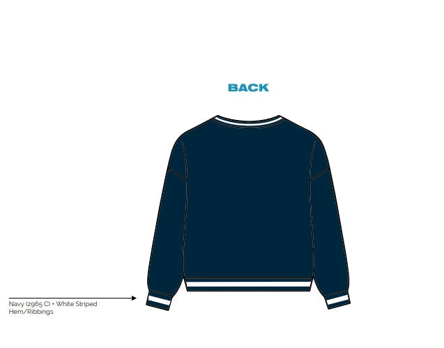 H3G-1382-Kansas State University-Kappa Delta-V NECK CREWNECK