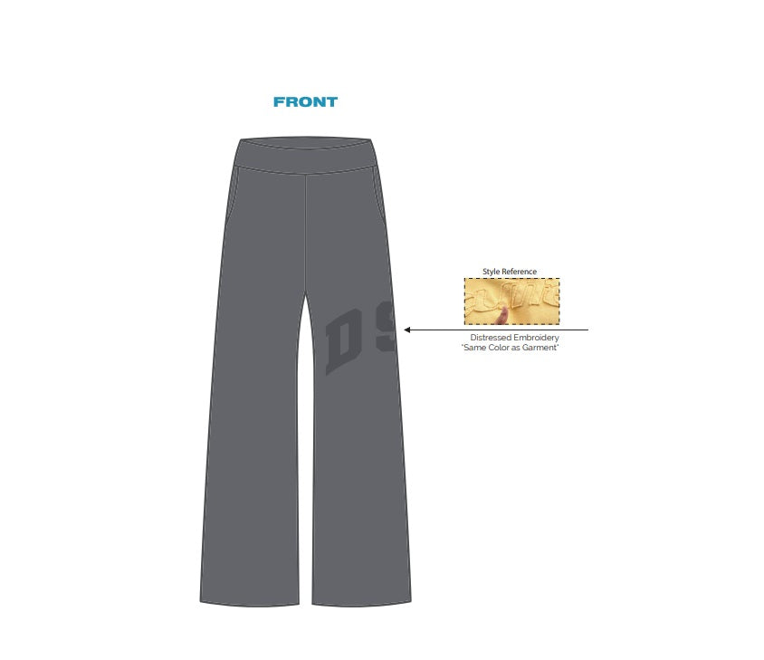 H3G-2825-Ohio State University-Delta Sigma Pi (Business Fraternity) WIDELEG SWEATPANTS