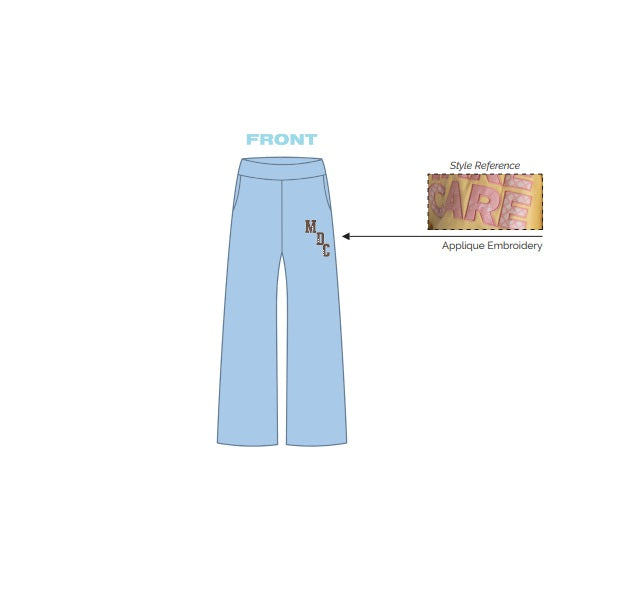 H3G-2680-Miami Ohio University-Miami Dance Corps-Wide Leg Sweatpants