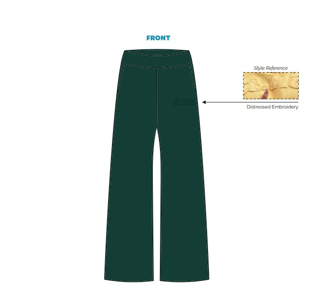 H3G-2596-Michigan State University-Pi Beta Phi-WIDE LEG SWEATPANTS