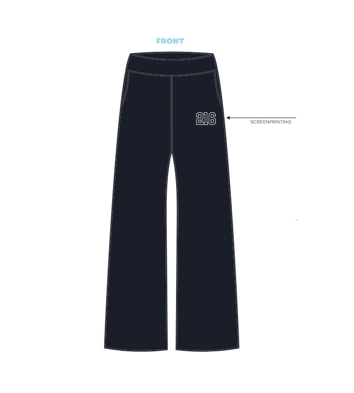 H3G-2975-Miami University-Kappa Kappa Gamma-WIDE LEG SWEATPANTS
