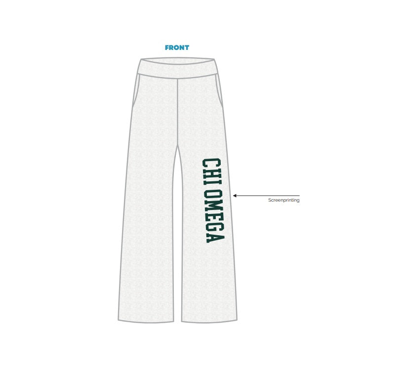 H3G-2284-Kiera McKee-Michigan State University-Chi Omega-WIDE LEG SWEATPANTS