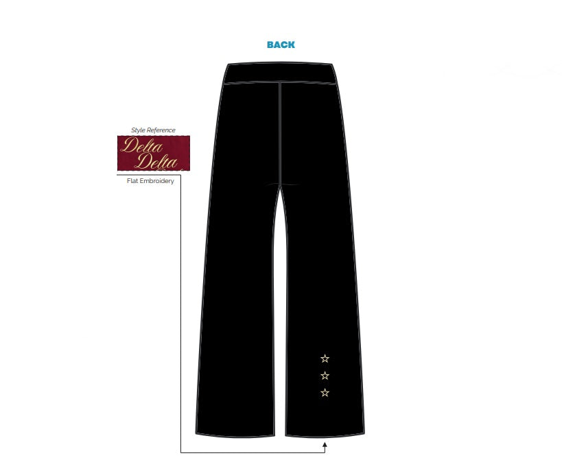 H3G-2658-Miami University-Fashion and Design Organization-WIDE LEG SWEATPANTS