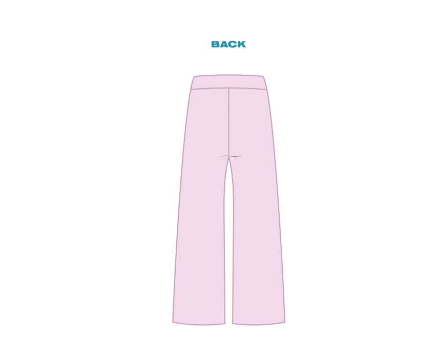 H3G-2455 Gamma Phi Beta - Northwestern University-WIDE LEG SWEATPANTS