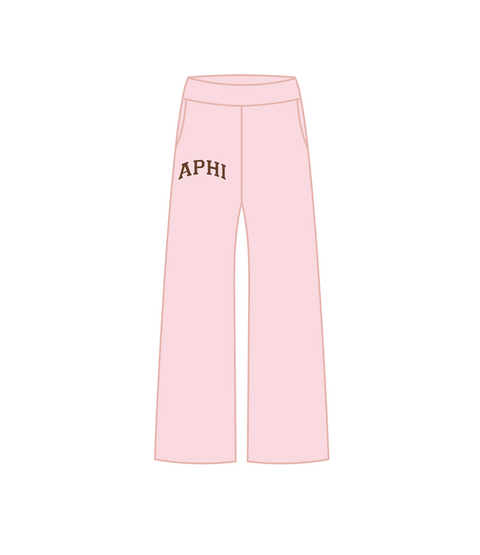 IN-0143 - University of Maryland X Alpha Phi Pink Sweatpants