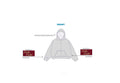 H3G-2822-University of Maryland-Alpha Delta Pi-Zip Up Hoodie